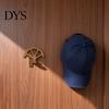 Wooden Hat Rack for Wall Wall-mounted Rack, Retro Style Durable Wood Display Holder, Straw Stand Space-saving Organizer Cowboy Hats And Baseball Caps