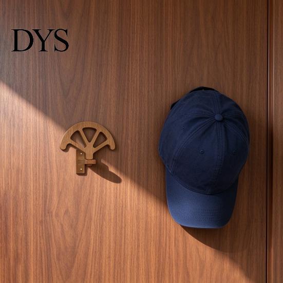 Wooden Hat Rack for Wall Wall-mounted Rack, Retro Style Durable Wood Display Holder, Straw Stand Space-saving Organizer Cowboy Hats And Baseball Caps