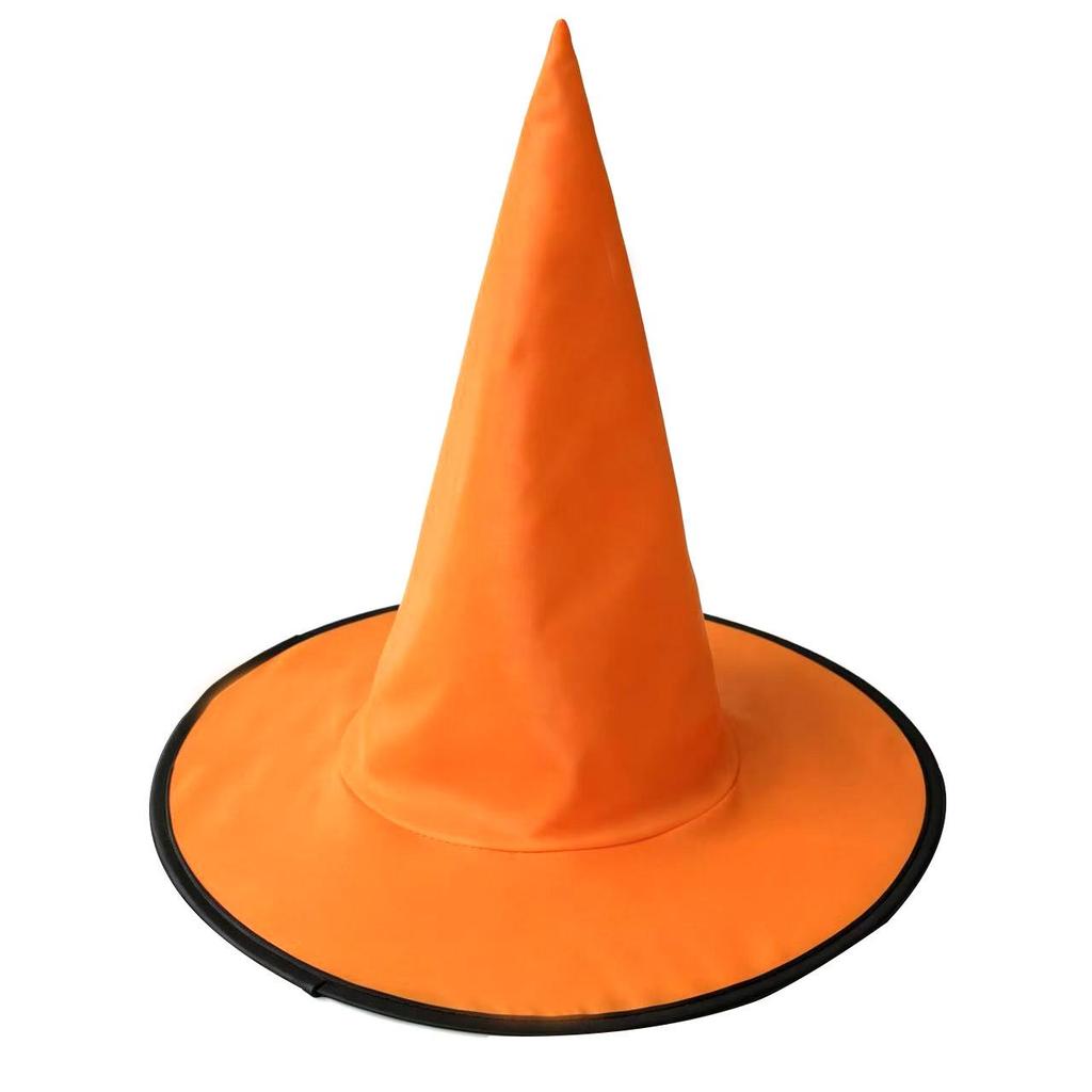 Black Oxford Cloth Halloween Witch Hat - Wizard Costume Accessory Inspired by Harry Potter Magic
