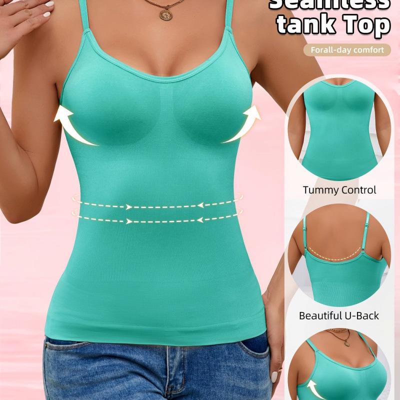 Padded Yoga Camisole Vest with Chest Pads L озеро синий