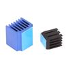 4Pcs 3D Printer Parts Blue Stepper Motor Driver Module Heat Sinks With Glue Cooling Block Heatsink For A4988 Drive