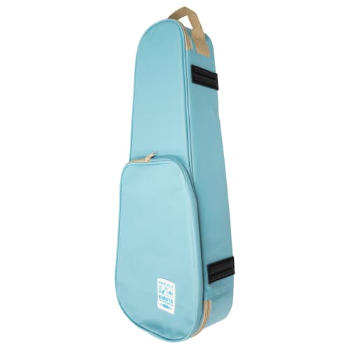 KIWAYA KLC-Sop/SB Soprano Size Ukulele Light Case (Compatible with Long Necks, Durable and Lightweight, with Retractable Shoulder Strap) Sky Blue