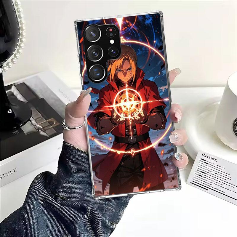 

Аниме Стальной Алхимик Мягкий Чехол Для Телефона Для Samsung Galaxy S22 S23 S24 S25 Edge S26 Ultra S20 FE S21 Plus + Fundas Coque Ga Samsung S22
