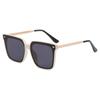 Gm Sunglasses Women'S Tide High Sense Ins Large Square Round Face Thin Polarized Sunglasses Men'S Driving Glasses