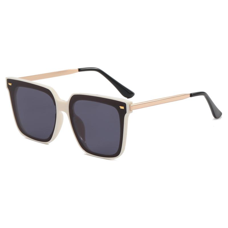 Gm Sunglasses Women'S Tide High Sense Ins Large Square Round Face Thin Polarized Sunglasses Men'S Driving Glasses