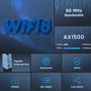 Répéteur Wi-Fi - Tenda - AX1500 A23 - 1501 Mbps - Bi-bande - Antennes à haut gain