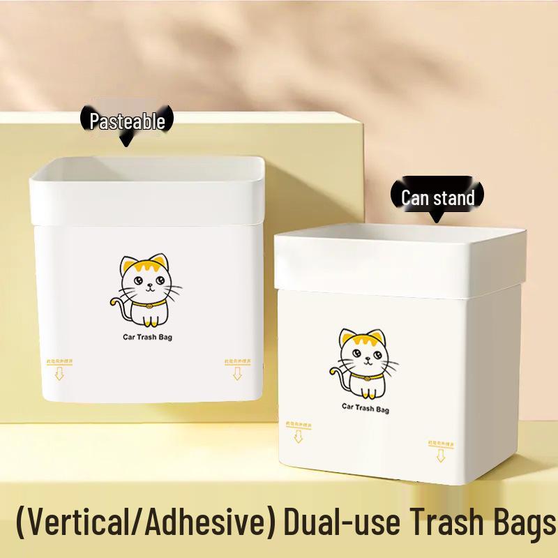 Disposable Premium Car Trash Bag - Stand-Up Onboard Waste Container