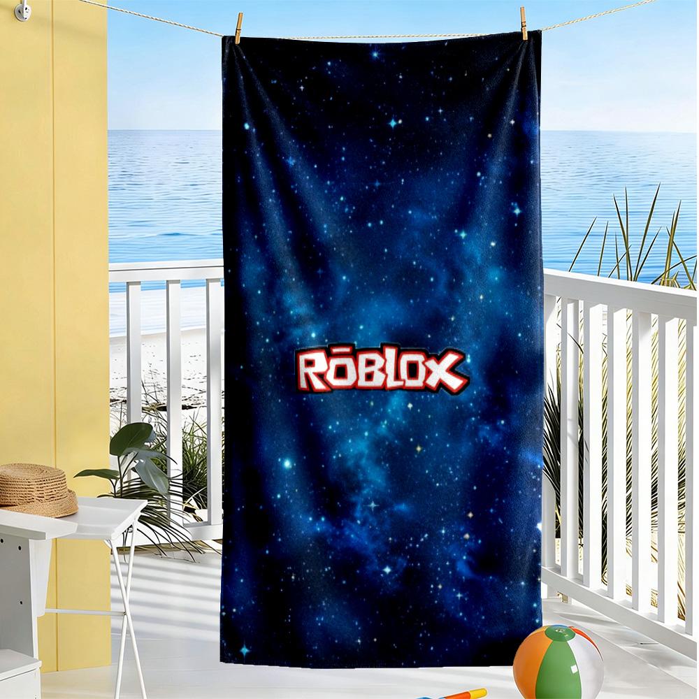 Roblox Beach Towel Super Soft Absorbent Comfortable Lightweight Perfect for Traveling Yoga Camping and Swimming