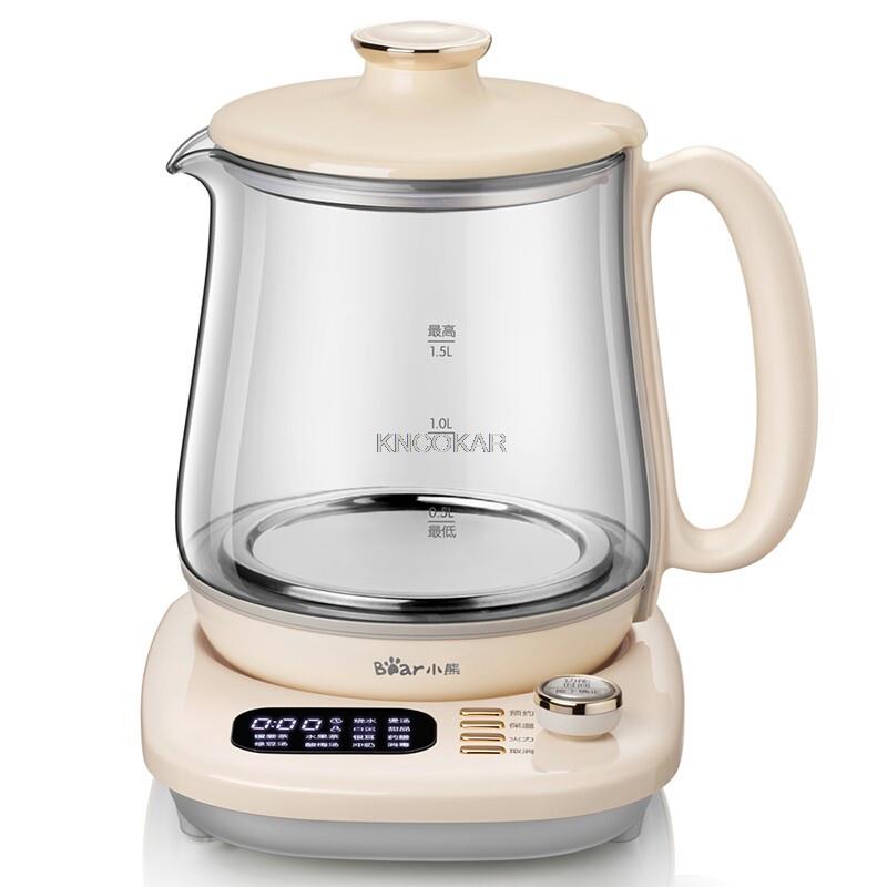 

Gezondheid Pot Volautomatische Isolatie Dikker Glas Multifunctionele Thee Maker Bloempotten Melk Pot Waterkoker AU абрикосовий