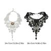 Gothic Lace Clavicle Necklace with Adjustable Clasp for Party Styling, Photo Looks, and Dress-Up Outfit Detail Appeal