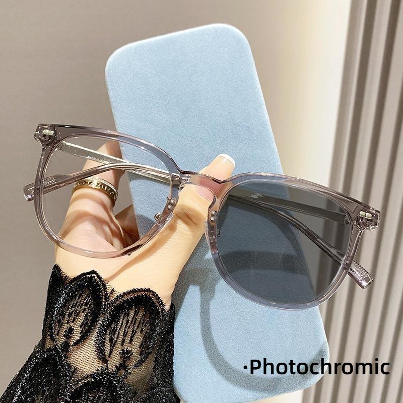 New Blue Light Blocking Near Sight Glasses Vintage Classic Women And Men Full Frame Myopia Glasses That Change Color In Light