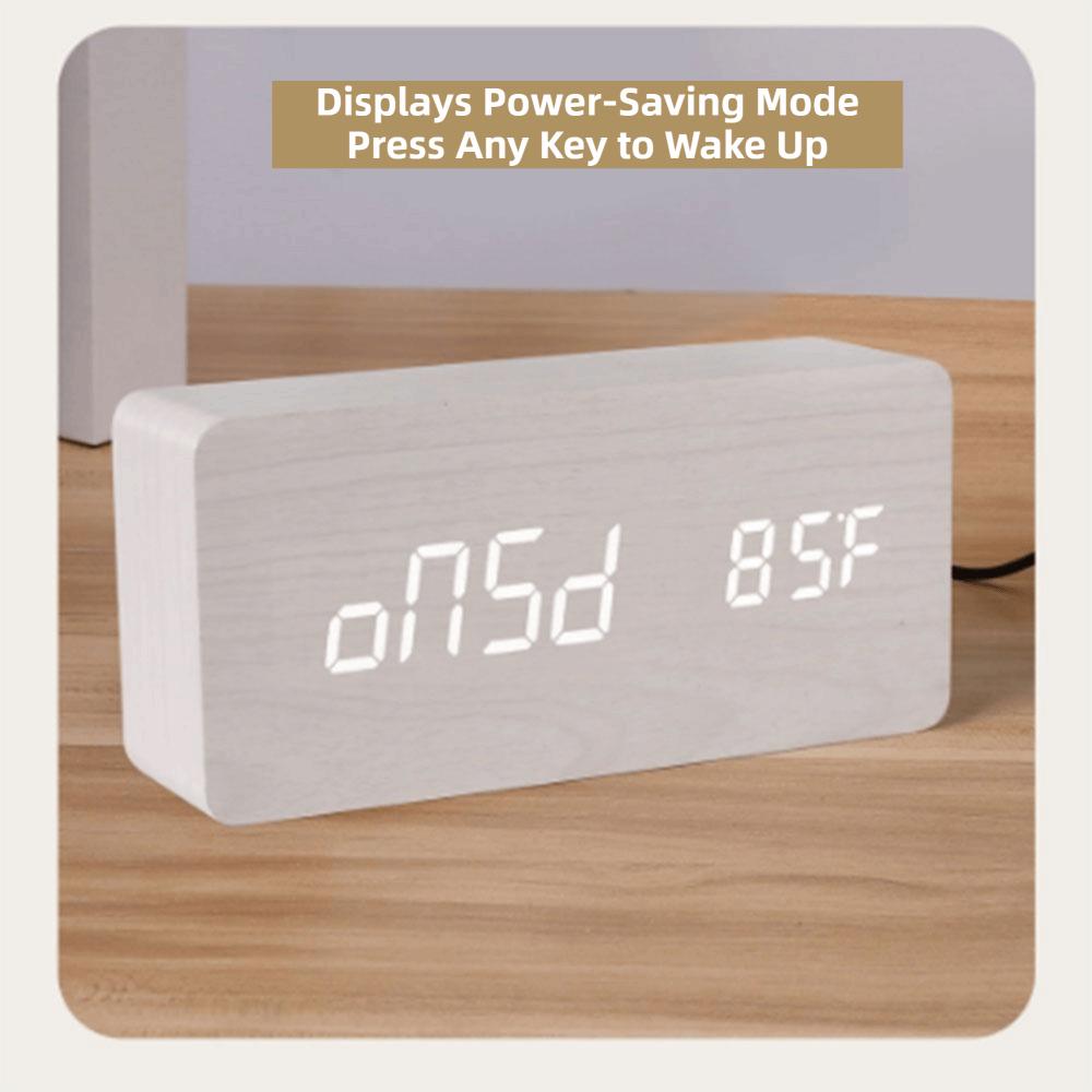 Large Display LED Digital Clock Reminder Table Clock Digital Alarm Clock Date Display