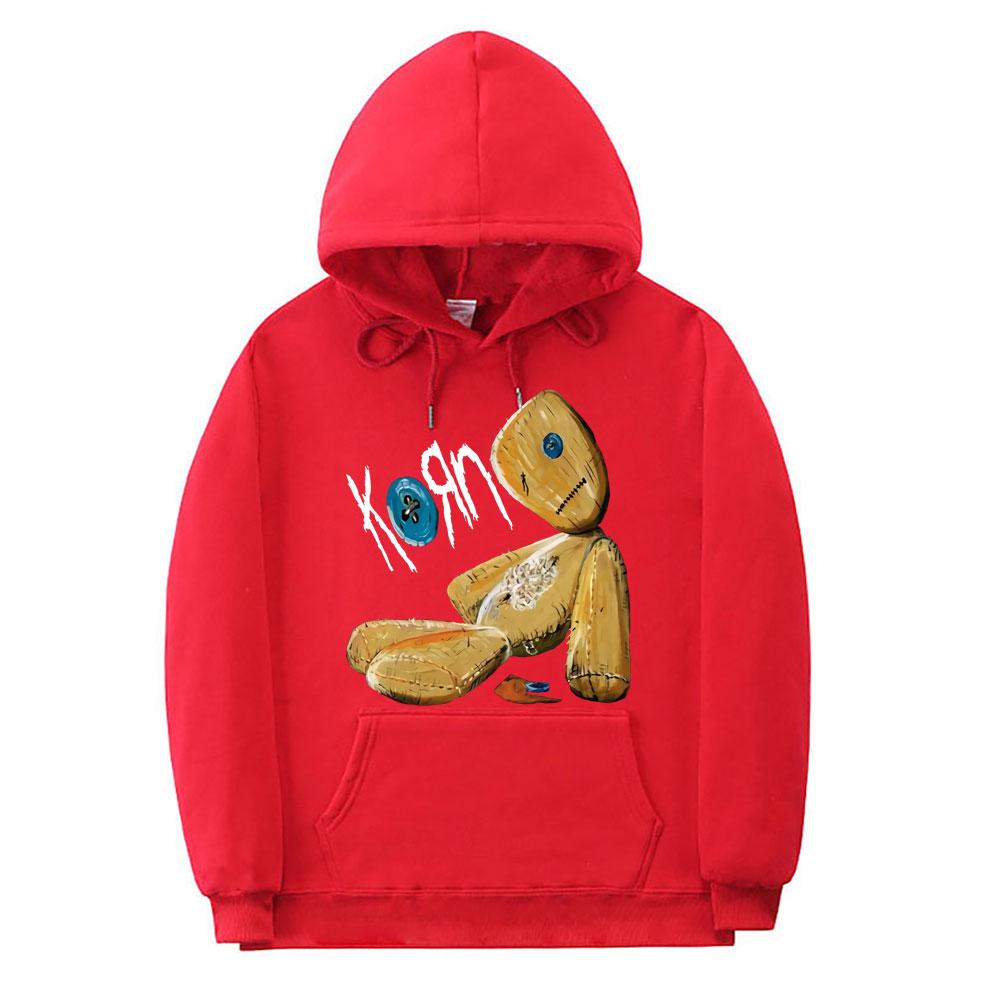KORN ISSUES ROCK BAND NOVINKA ČERNÁ Streetwear Unisex Alternativní kovy Mikina Unisex Dámské Vintage Oversized Mikiny Unisex mikina