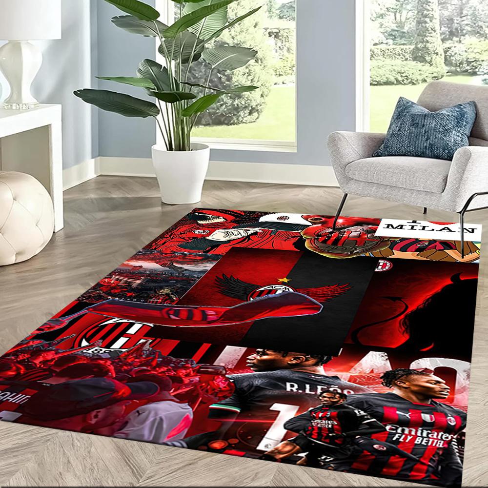 Ac Milan Floor Rug Office Rug Design For Dormitory Kitchen Entryway Bedrooms Antislip Rug Office Home Decor Perfect Birthdaychristmas Gift Idea