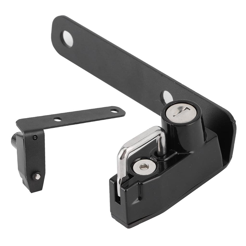 Motorcycle Helmet Lock Anti Theft Security Parts Fit Ninja 250/400 2018 Motorcycle Helmet Security Lock Aluminum Stainless Steel Black Silver