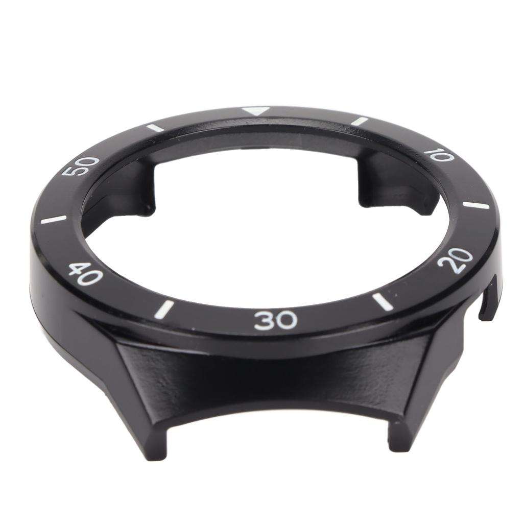 Protective Case for Huawei Watch GT 2E Watch Wristband Screen Protector Shell Bumper Frame(Black White )