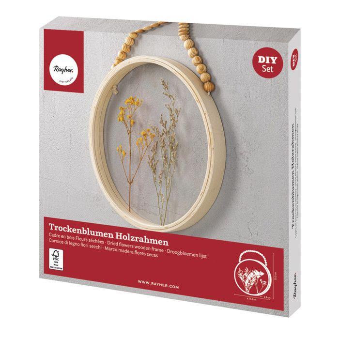 Holzrahmen-Set Trockenblumen - RAYHER - Mehrfarbig - FSC 100% - Handarbeit - Unbegrenzte Kreativität