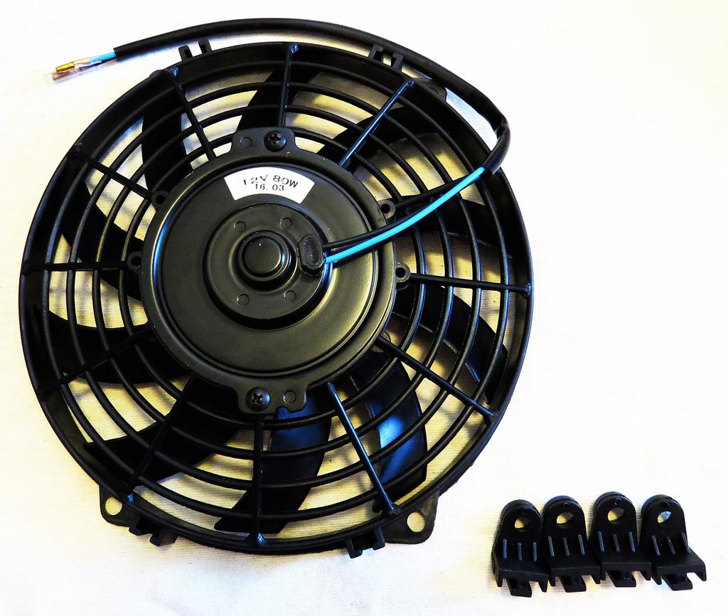 Aer electric universal pentru mașini (articole minte) Ventilator de 9 inch, Slim, Tip tragere, Aspirație, 12V,