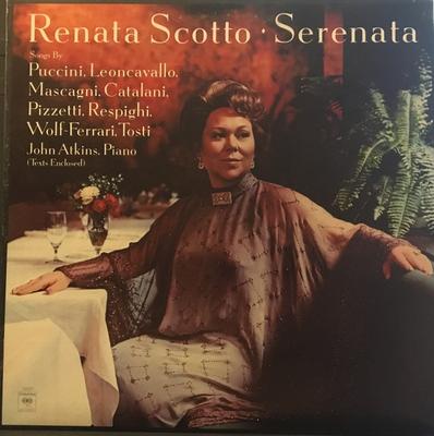 LP Record RENATA SCOTTO - Serenata M34501 Columbia Master 1977 US Classical Used