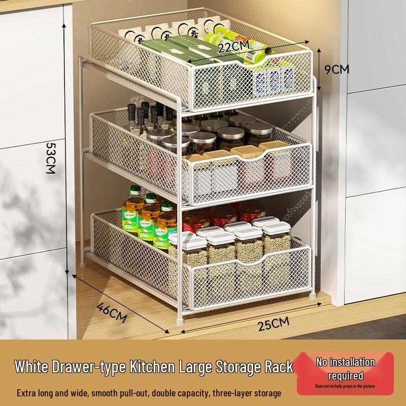 Ausziehbares Unterschrank-Aufbewahrungsregal