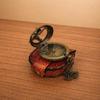 Brass Pocket Compass with Leather Case 5.08 cm Nautical Navigation Tool Handmade Gift Item