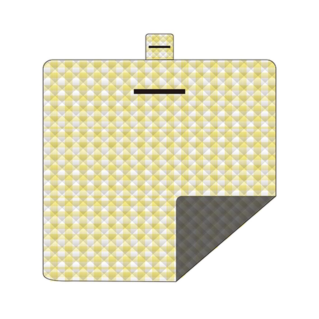 Portable Picnics Blanket Handy Mat Foldable Grid Pattern Beach Rugs Mat for Picnics Campings Travel Outdoor Concert