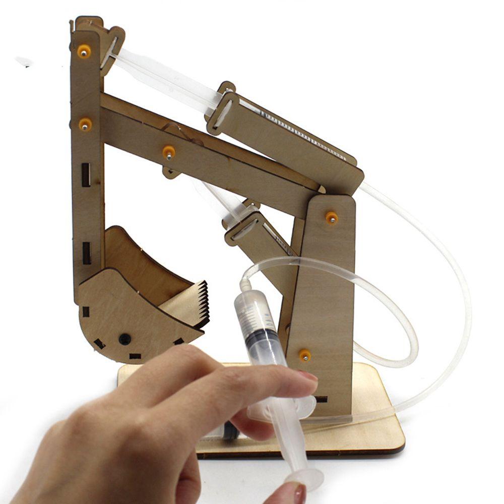 Science Experiment Toy DIY Production Hydraulic Excavator Model Science Toy Student Technology
