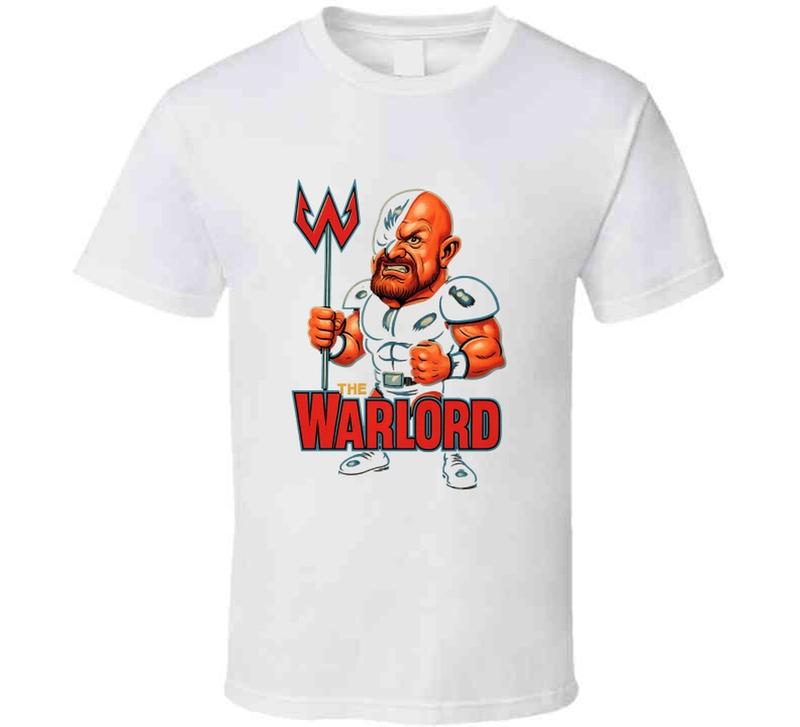 Warlord Retro Wrestling Caricature Unisex T-Shirt S
