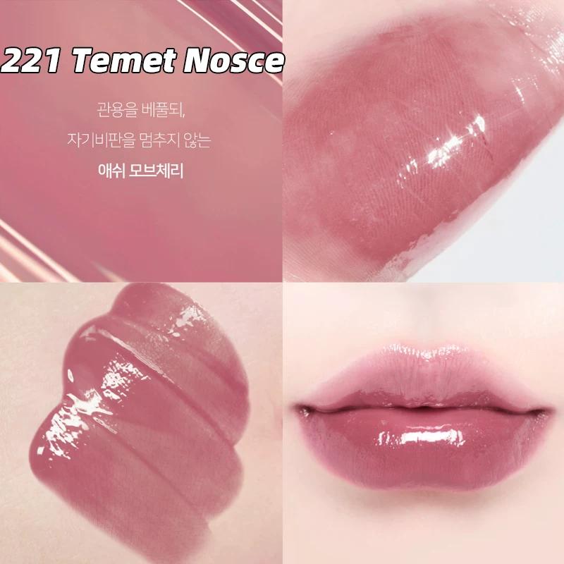 Wen Jiaying's Same Style Dinto Water-Glossy Mirror Lip Glaze Moisturizing and Hydrating 205/206/207/211 Niche Affordable Price