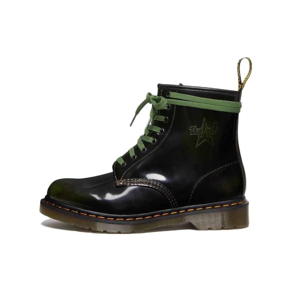 Dr. Martens 1460 Leather Commuter Casual Mid-Calf Boots Unisex Boots Military-Green 28000342