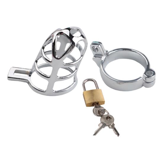 Penis Chastity Device Polishing Meticulous Workmanship Stainless Steel Male Chastity Device Belt for Sex