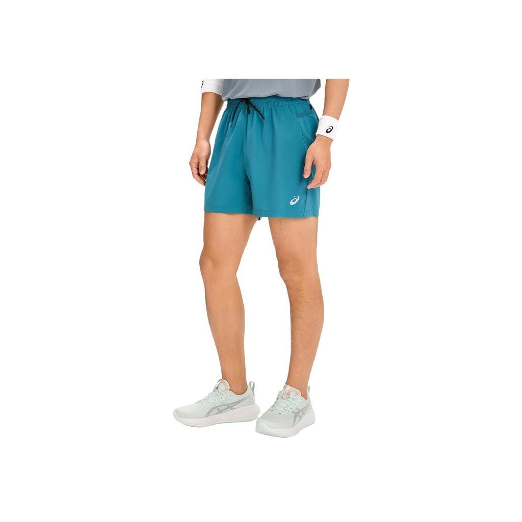 Asics Mens Running Moisture-Wicking Quick-Dry Reflective Sports Shorts Men shorts Blue 2011D328-400