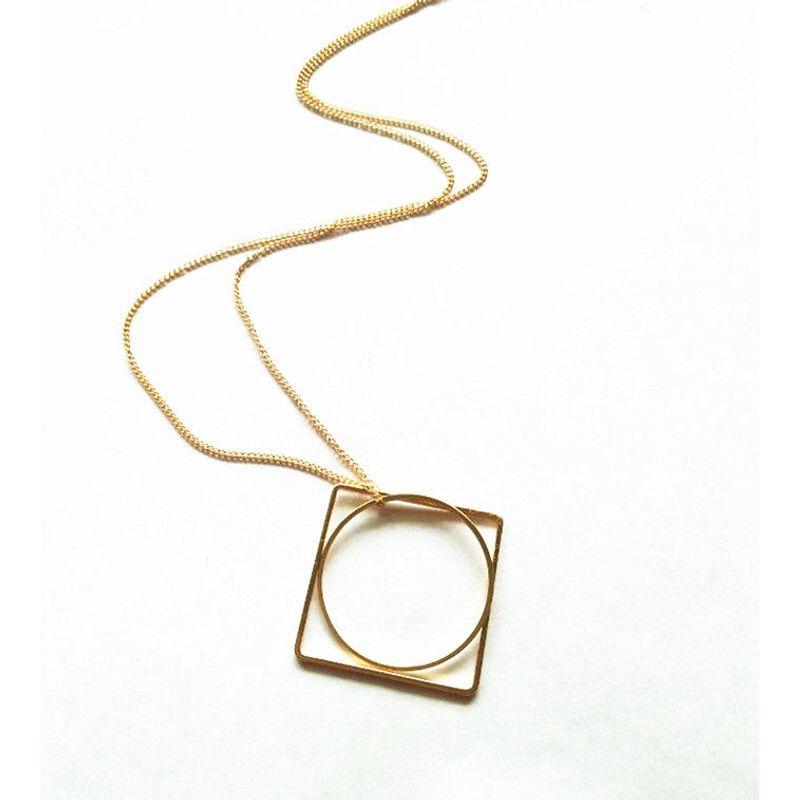 

Cos Street Shot Mix-and-Match Necklace Women s Customizable Geometry Gold