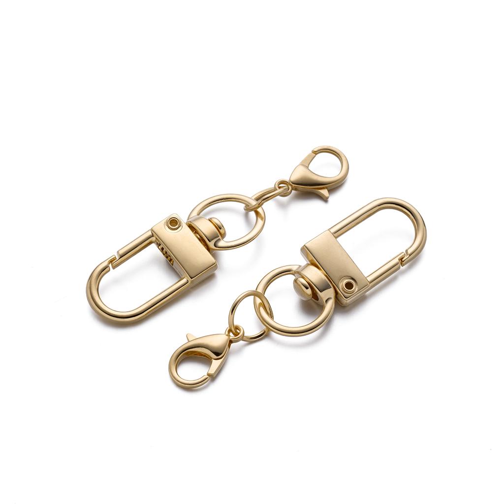 10Pcs/lot Colorful Key Chains Alloy Snap Lobster Clasp Hooks for DIY Key Chain Bag Pendants Fashion Jewelry Keychain Accessories