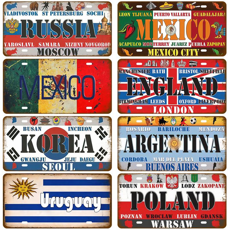 Retro Kovová Znamení Nástěnné Umění Nástěnná Malba Estetický Pokoj Domácí Dekorace Předměty Plakát Vintage Kovová Deska Garážová Dekorace Plechové Znamení Talíře Bar