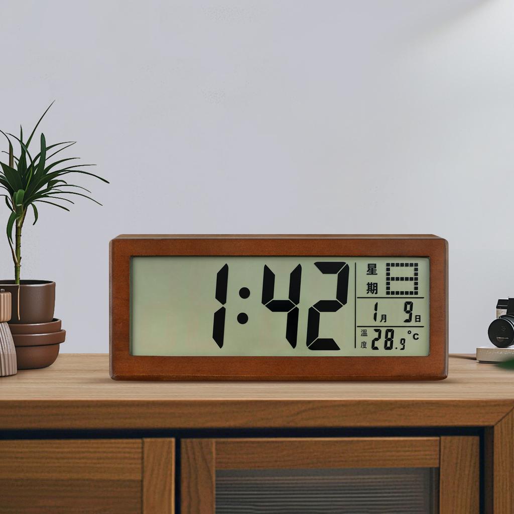 2025 new style solid wood mantel clock, creative, unique and elegant, a simple and modern decoration for living room tabletop