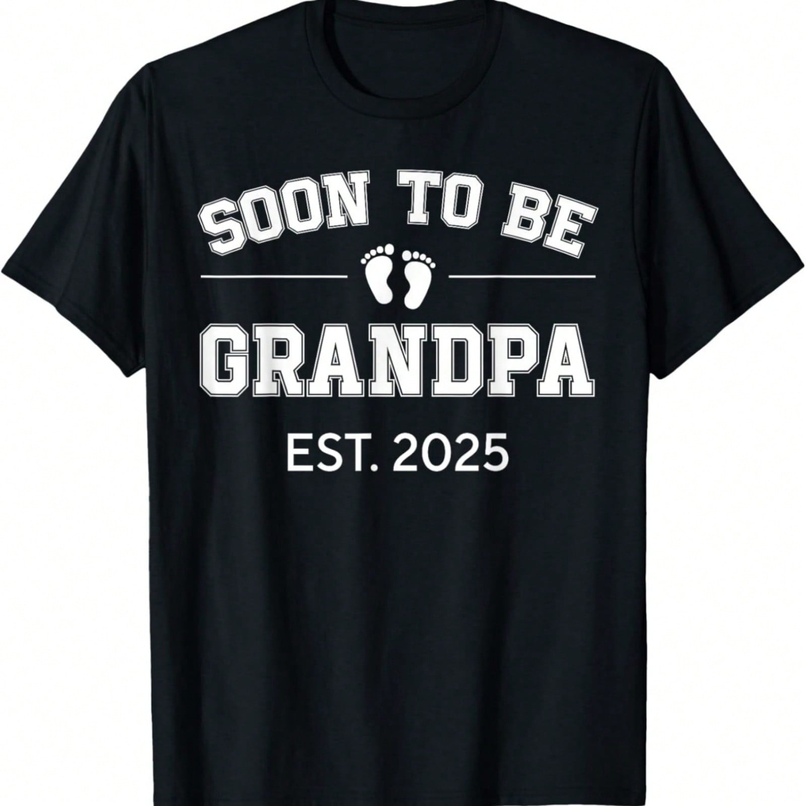 Soon To Be Grandpa Est 2025 Promoted To Grandpa Gifts Poppop T-Shirt S