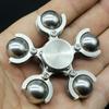 Hand Spinner Steel Ball Ferris Wheel 2 Fingertip EDC Adult Fidget Toys Five Bead Finger Gyro 686 Silent Bearing Stainless Steel