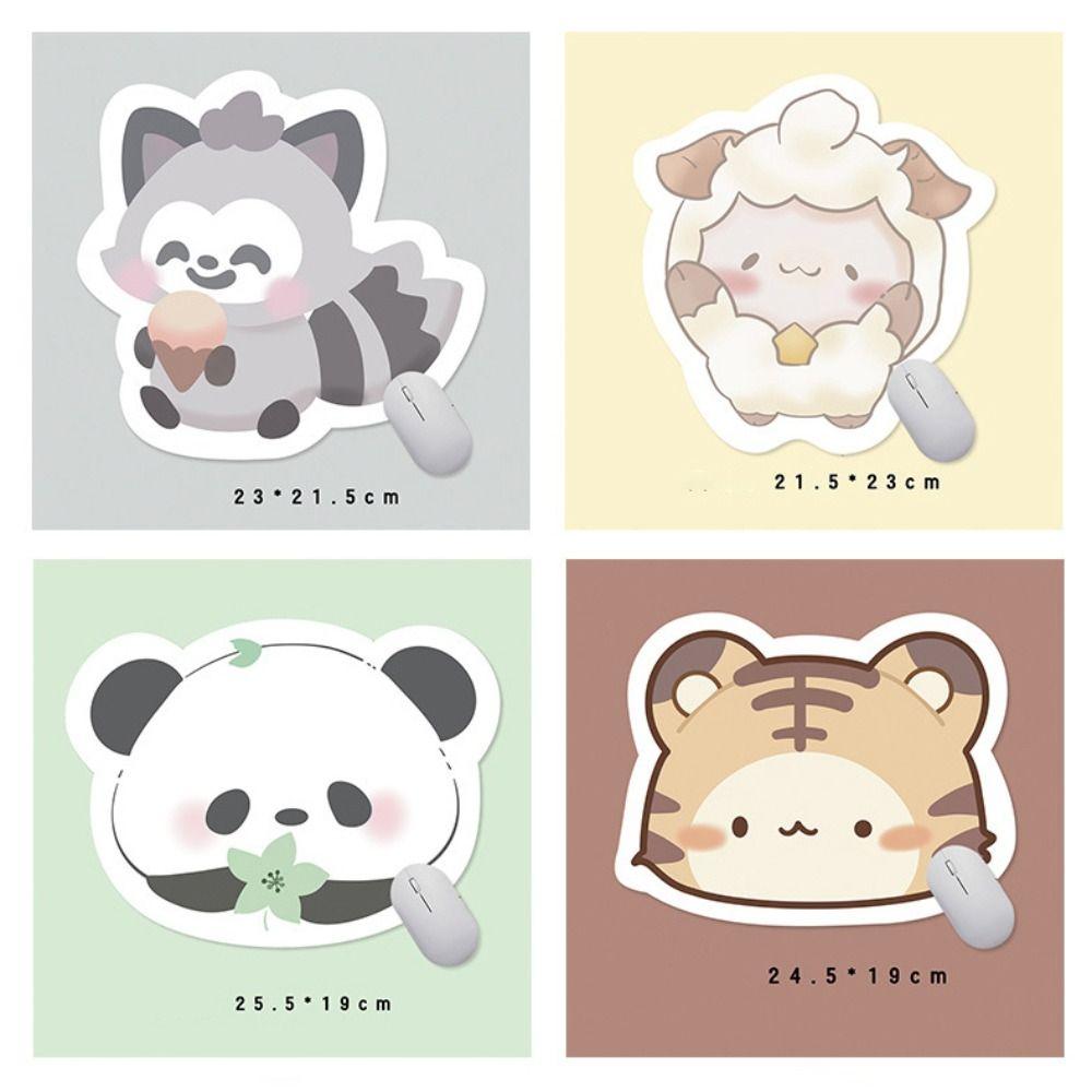Anti-slip Cartoon Mouse Mat Waterproof Girls Mousepad Creative Cute Animals Mouse Pad Laptop Setup