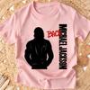 Kids Tee Cotton T Shirts Michael Jackson "Bad" Cartoon Print Short-Sleeve Top – Stylish Casual Crew-Neck T-Shirt for Boys Girls