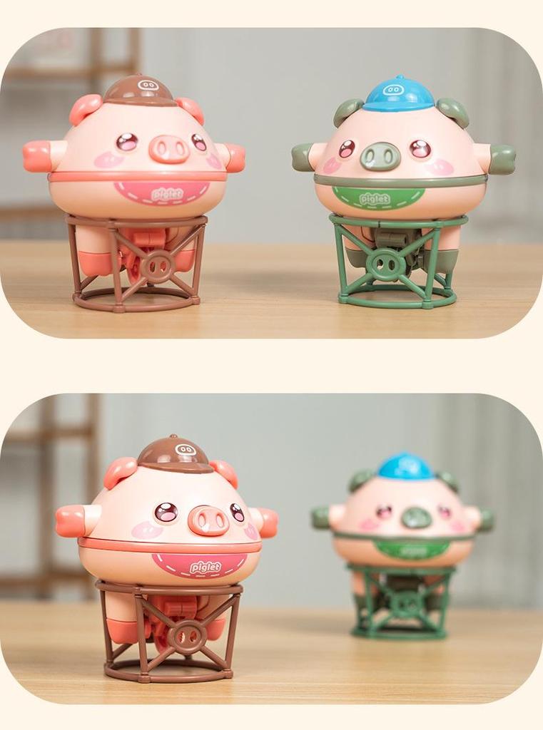 Kids' Balance Pig: Electric Roly-Poly Unicycle & Educational Spinning Top