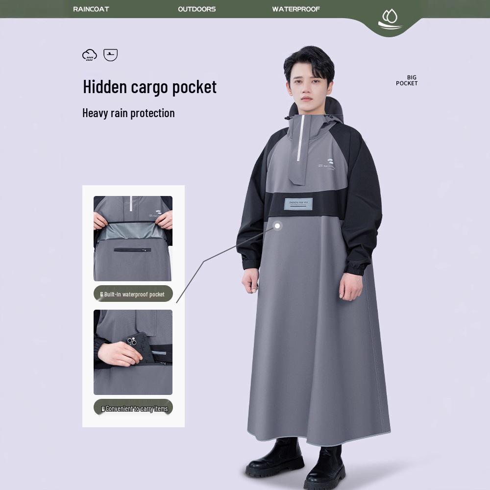 Heavy-Duty Full-Body Electric Scooter Raincoat