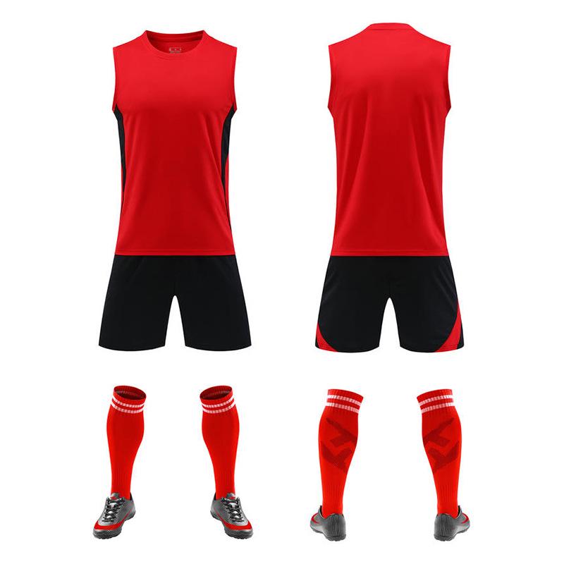 Set di abbigliamento sportivo per pallavolo: Canotta senza maniche e divisa da allenamento per ragazzi e ragazze