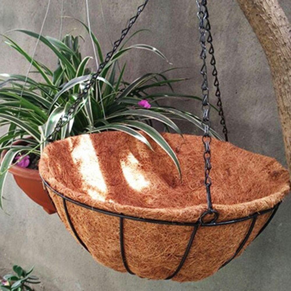 Prodyšný květináč Půlkulatý sukulentní květináč Závěsný košík na květiny Zahradní dekorace