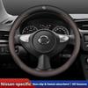 CCMLIC1 Leather Car Steering Wheel Cover for Nissan Pulsar Murano Rogue Versa Cube Juke Qashqai Leaf MAXIMA Pathfinder Micra X-Trail