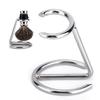 Men Shaving Brush Stainless Steel Stand Razor Holder for Salon Home Travel Use