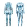 Women's Fashion Boho Halloween Print Long Sleeve Slim Costumes Zipper Jumpsuit