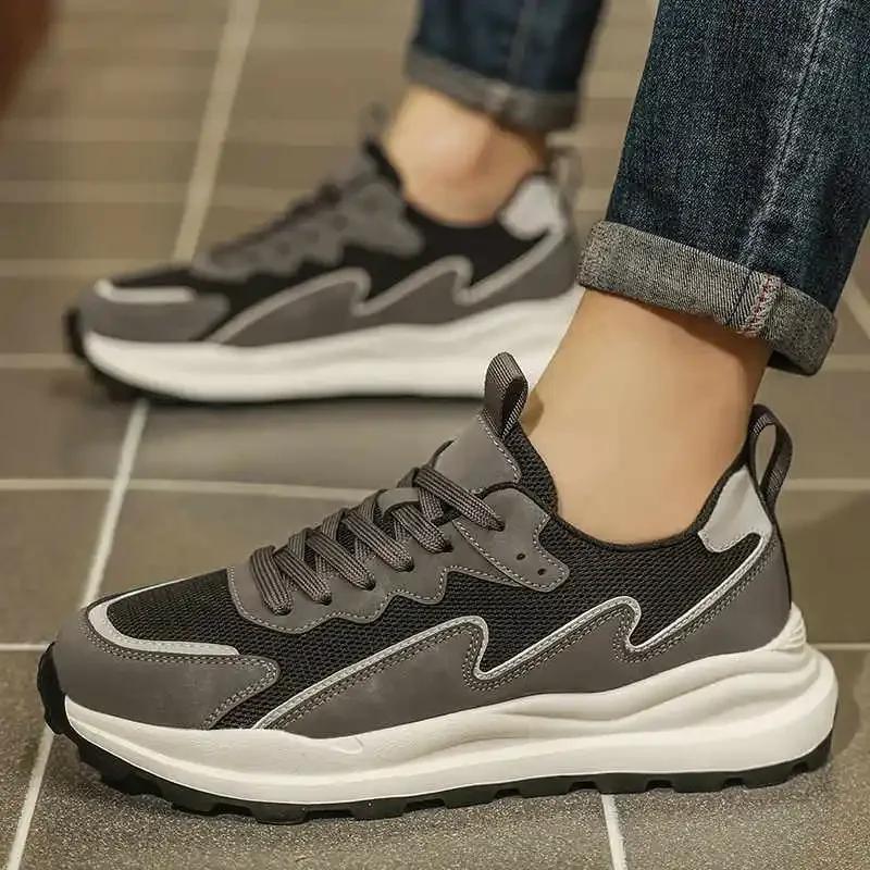 

With Ties Tennis Sole Sneakers Men White Casual Gold Boots Shoes For Men Blue Sports Original Top Sale 44 чорний