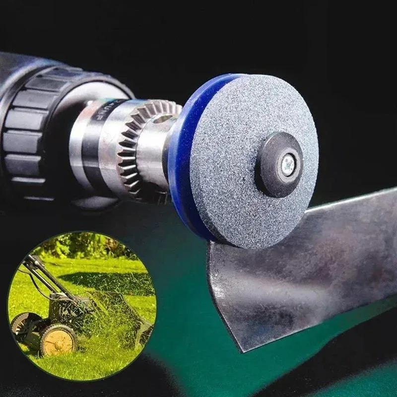 Lawn Mower Sharpening Stone & Balancer Stabilizer Tool for Blade Sharpening  Essential Gadget for Garden Yard Grass Cutting Work