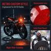 3 Wires Motorbike Tail Light Small LED Rear Brake Light Retro Motorcycle Brake Light  for Cruiser